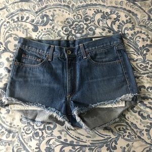 Rag & Bone Denim High Waisted Shorts 27